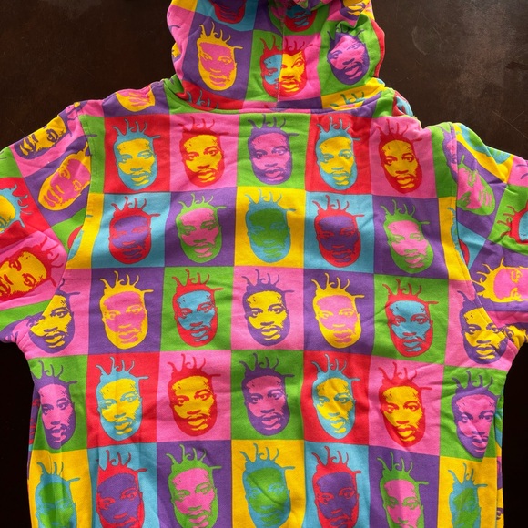 Rocksmith Tokyo x ODB Warhol Allover Reversible Zip Hoodie XL RARE Vintage NEW! - Picture 8 of 16